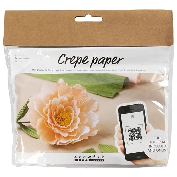 Mini Craft Set | Crepe Paper Peony