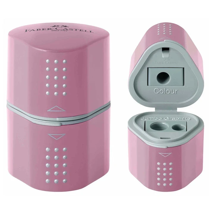 Trio Grip 2001 Pencil Sharpener, Old Rose