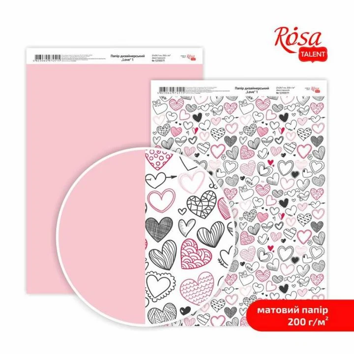 Love Scrapbooking Paper A4