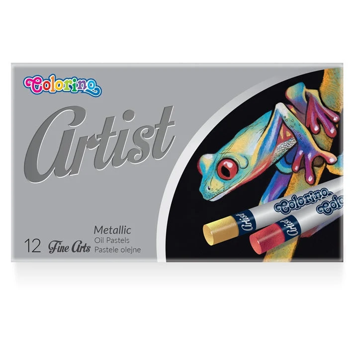 Colorino Artist Metallic Oil Pastels, Set of 12