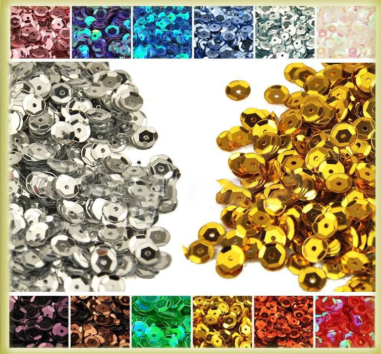 Decorative Sequins with Holes - 15 g