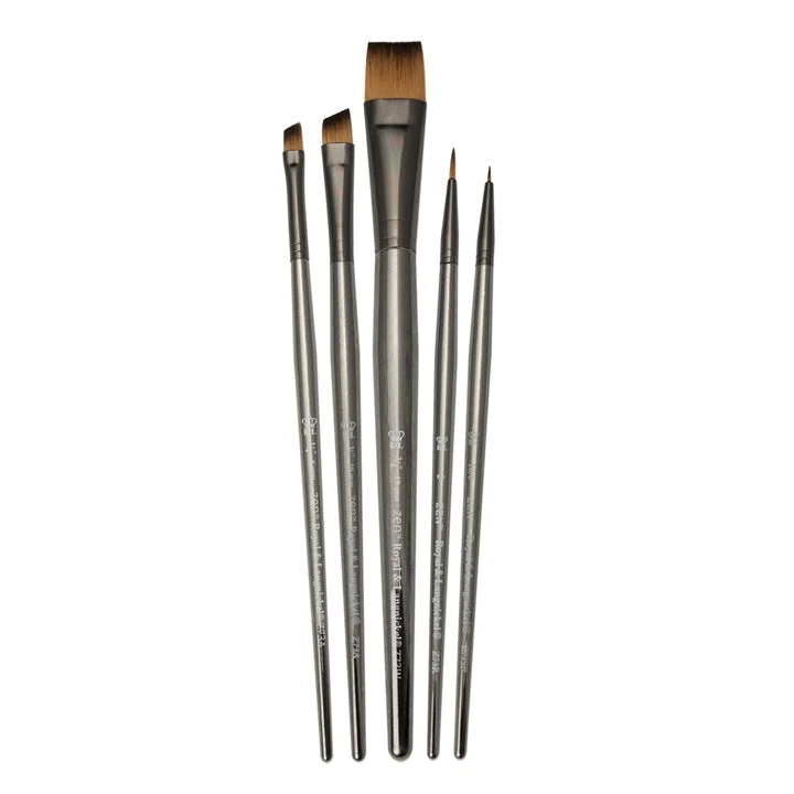 Royal and Langnickel Zen 73 Brushes, Set of 5