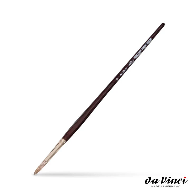 da Vinci Round Brush Grigio Synthetics 7795