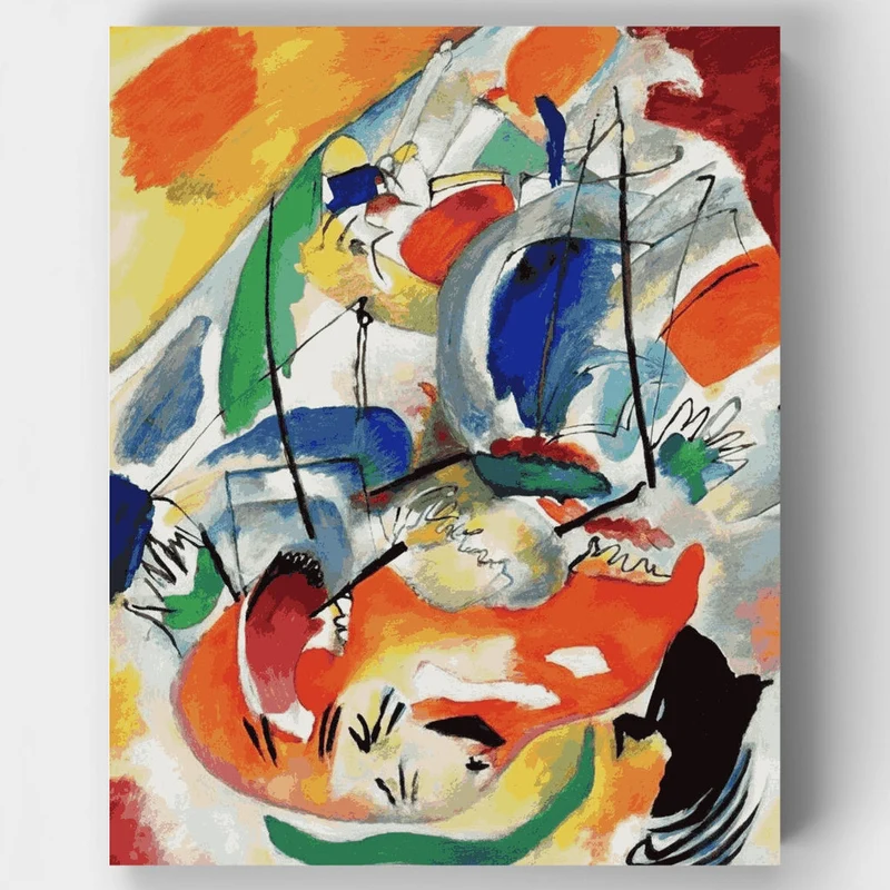 Improvisation 31 (Sea Battle) - Paint by Numbers Kit