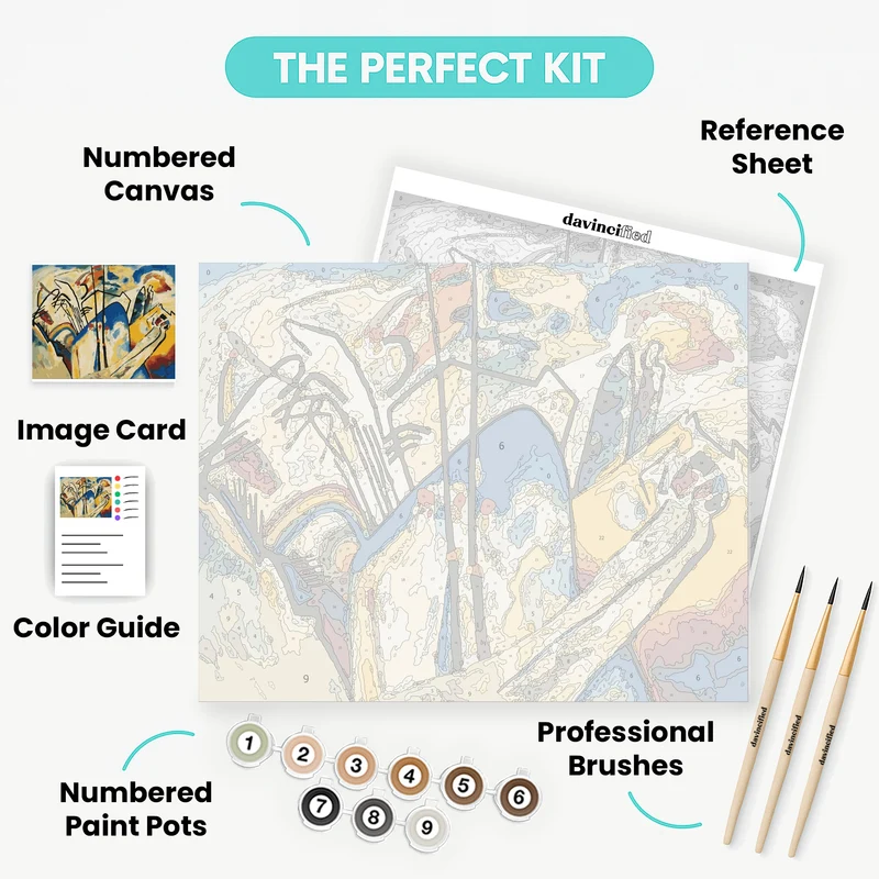 Composition IV - Paint by Numbers Kit