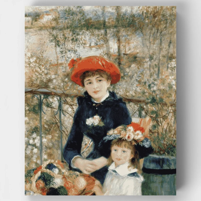 Two Sisters (on the Terrace) - Paint by Numbers Kit