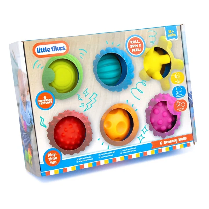 LITTLE TIKES Sensory Balls, Set of 6