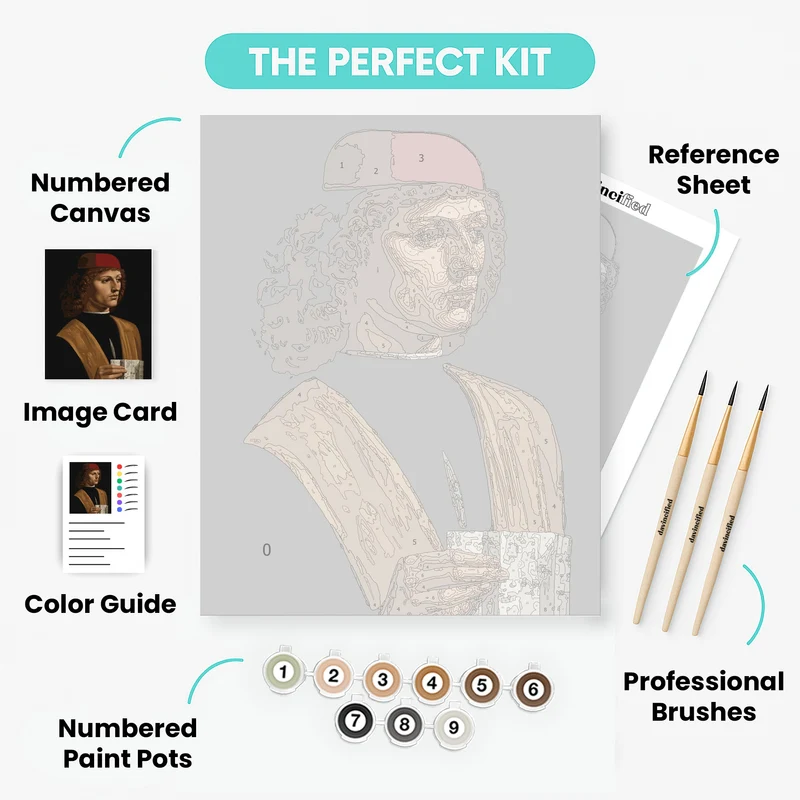 Portrait of a Musician - Paint by Numbers Kit