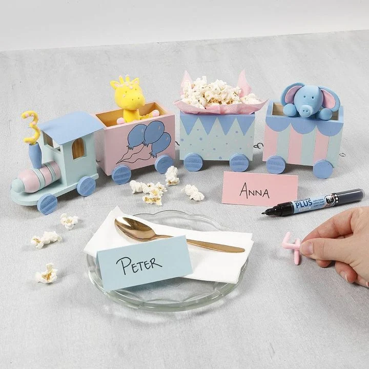 Wooden Train Car for Decorating, 10 cm