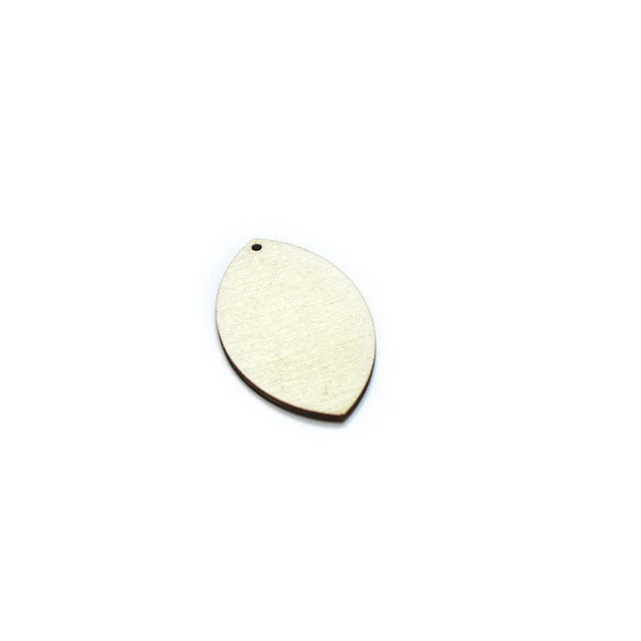 Wooden Jewelry-Making Blank - Teardrop