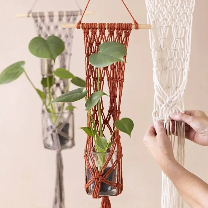 Macramé Set for Making a Hanging Planter
