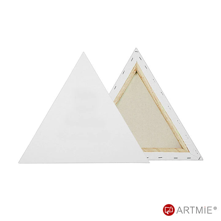 Triangle Stretched Canvas 30x30x30 cm