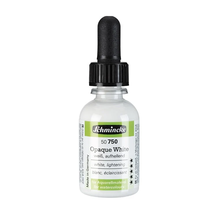 Opaque White Medium for Watercolors 30 ml