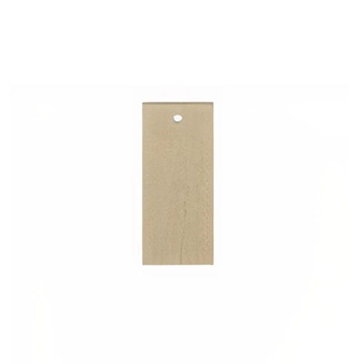 Wooden Jewelry-Making Blank, Rectangle, 3.5 cm