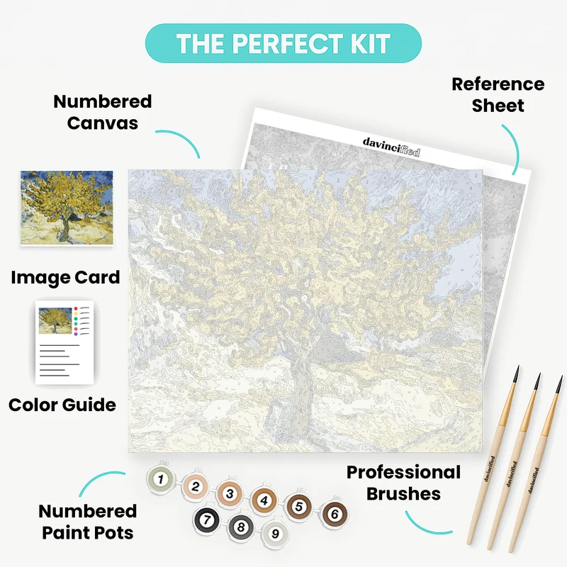 The Mulberry Tree - Paint by Numbers Kit