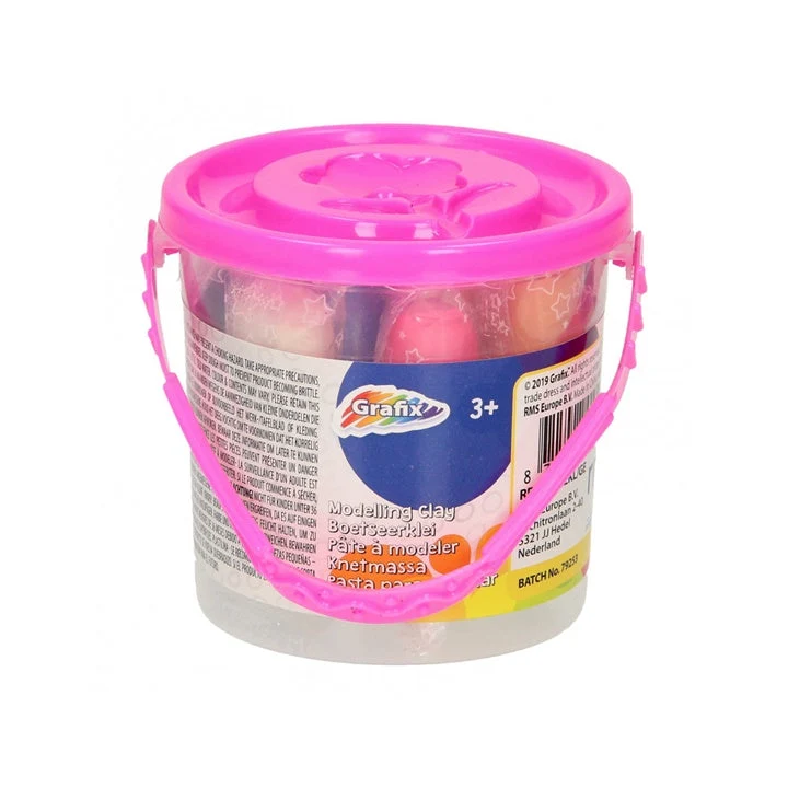Grafix Modeling Clay for Kids, 12 pcs