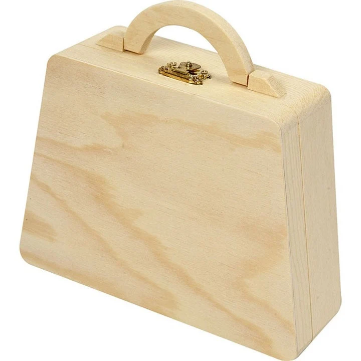 Wooden Bag with Clip