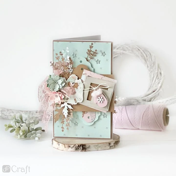 Wooden Decorative Ornaments with Christmas Motifs, Set of 12