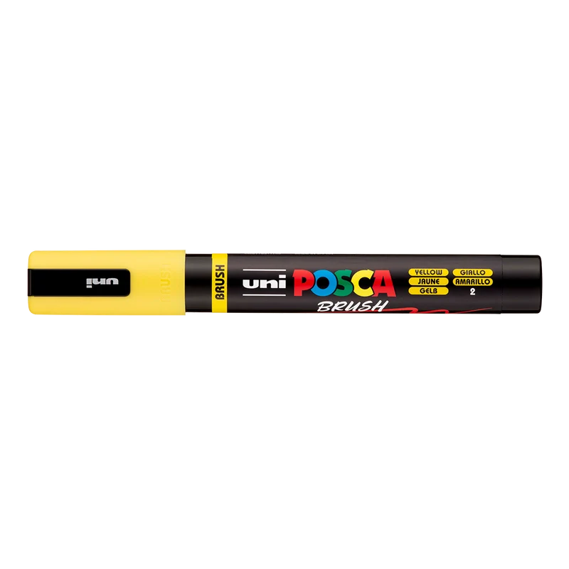 Posca marker PC-5BR, 1 - 4 mm, žuta