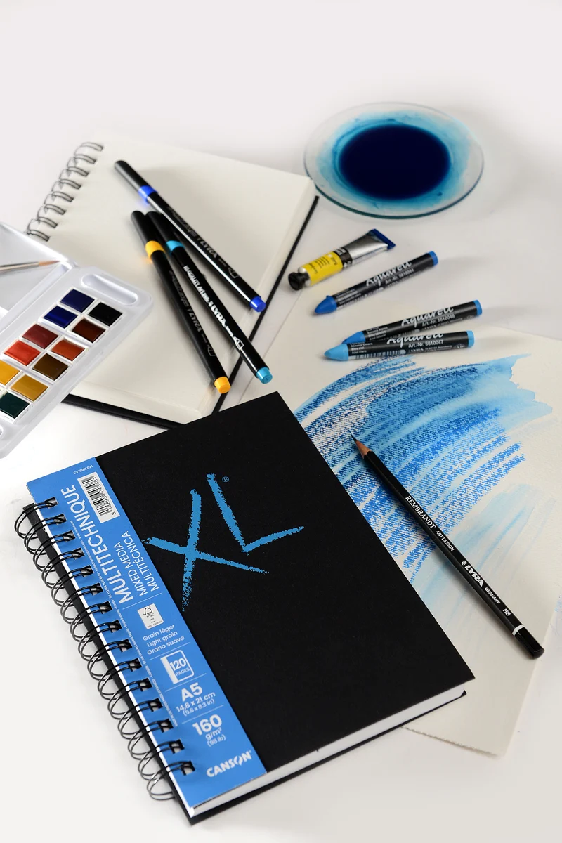 Canson XL Mix Media blocco collato 160 g - 120 fogli, A4