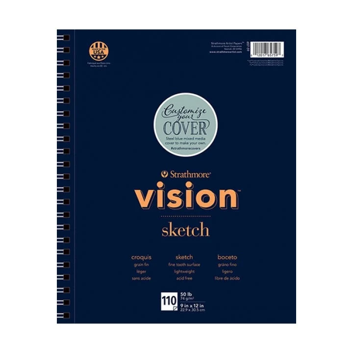 Strathmore Vision Sketch Pad, 110 Sheets - 22.9 x 30.5 cm