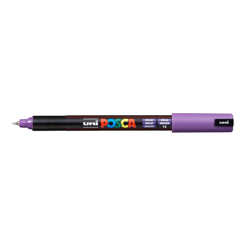 Акрилен маркер Posca PC-1MR, 0,7 mm, лилав