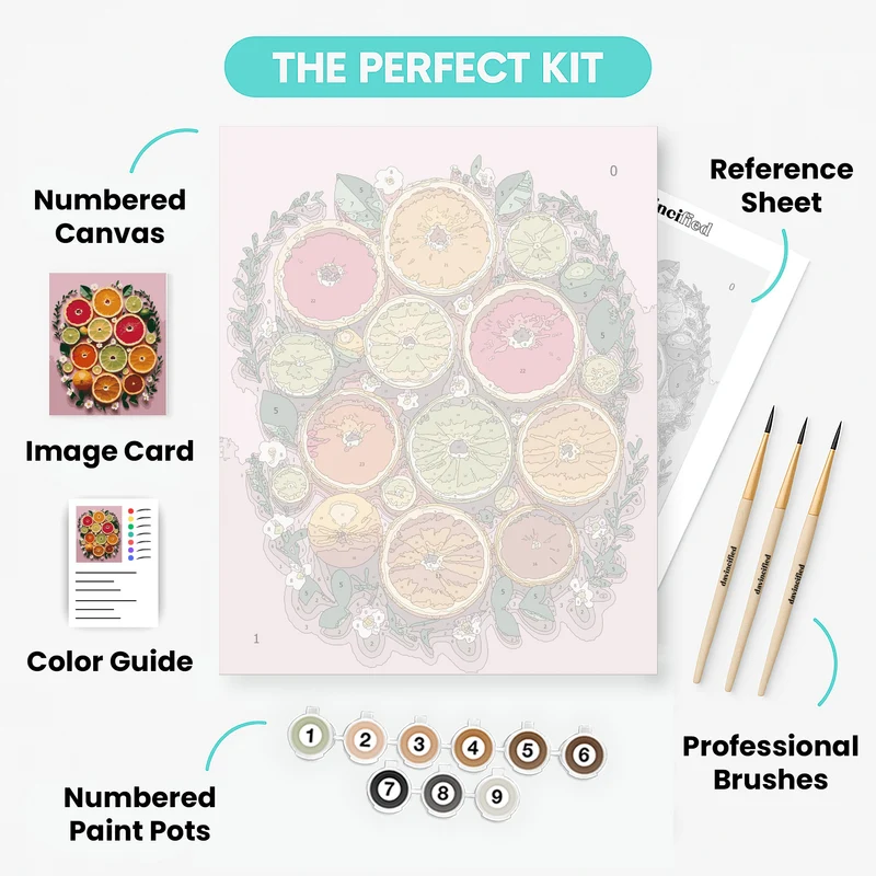 Citrus Medley - Paint by Numbers Kit