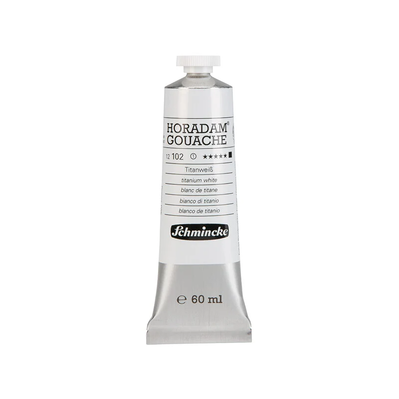 Χρώμα τέμπερας γκουάς Schmincke HORADAM Titanium White 60 ml
