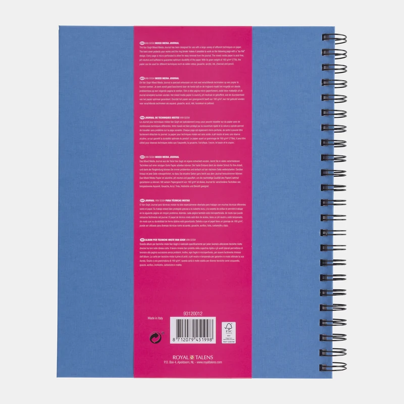 ROYAL TALENS Van Gogh Mix Media blok 160 g/m²