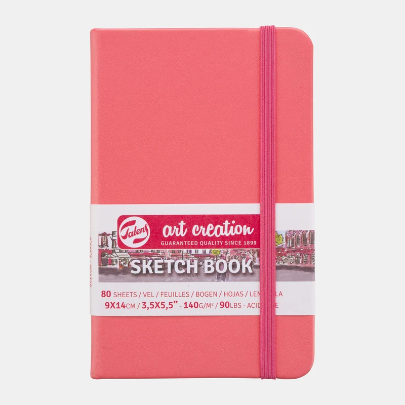 Skizzenbuch ROYAL TALENS Art Creation Coral 9 x 14 cm, 140 g, 80 Blatt