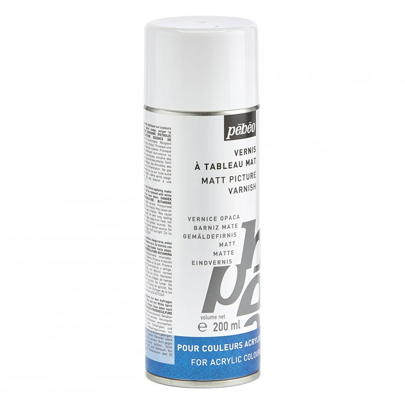 PEBEO matný finálny lak v spreji Studio Acrylics 200 ml