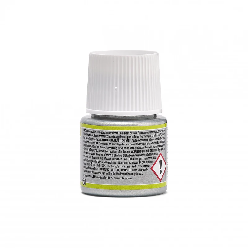 Pebeo Vitrea 160 colore per vetro effetto vetrata 45 ml Shimmer Silver