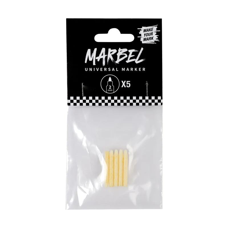 Náhradné hroty pre popisovače DARWI Marbel 2 mm 5 ks