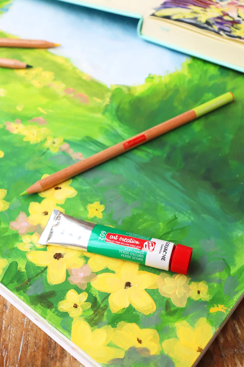 ROYAL TALENS Art Creation Gouache-Farben Set 8 x 12 ml