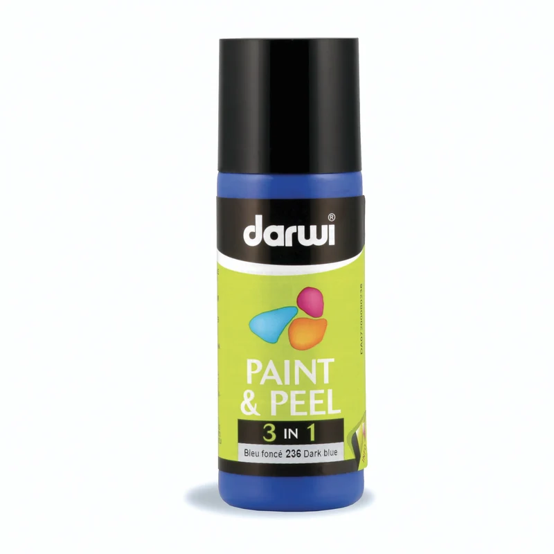 Colore per vetro pelabile DARWI Paint & Peel 3in1 80 ml