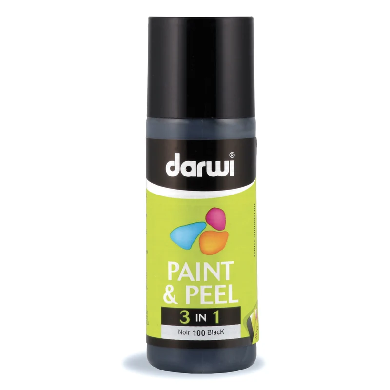 Αποκολλούμενο χρώμα γυαλιού DARWI Paint & Peel 3σε1 80 ml