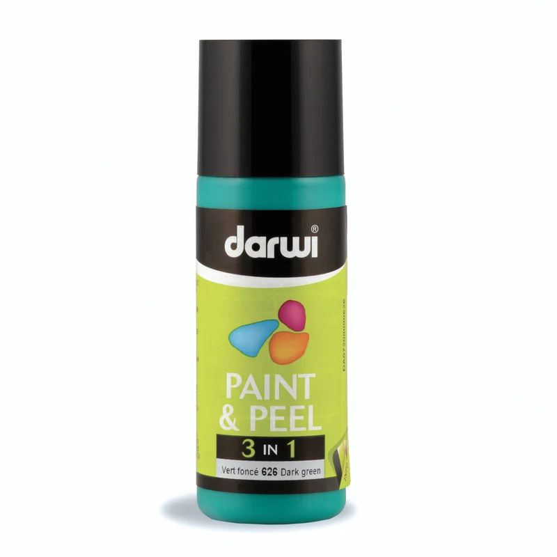 Αποκολλούμενο χρώμα γυαλιού DARWI Paint & Peel 3σε1 80 ml