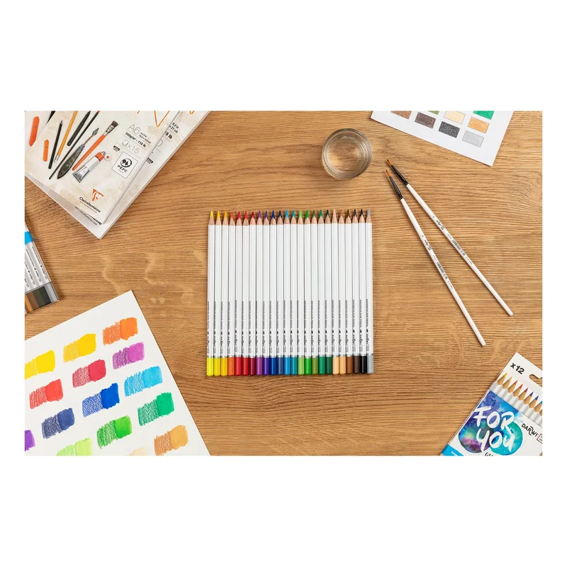 Aquarellstifte-Set DARWI - 12 Stk.