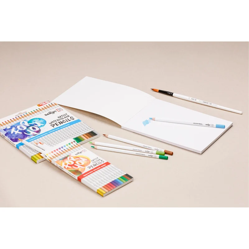 Aquarellstifte-Set DARWI - 12 Stk.