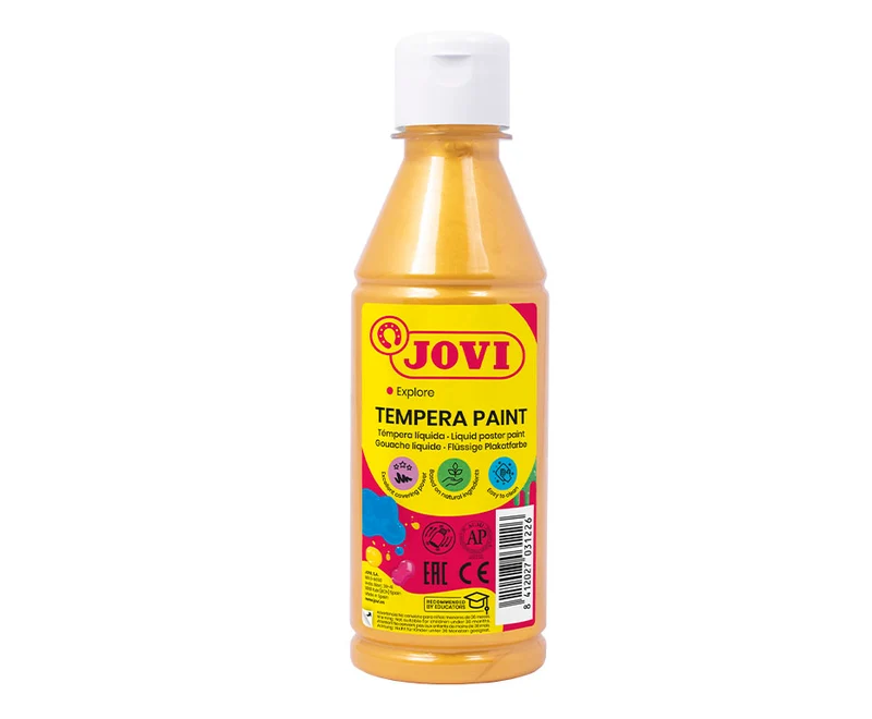 Металикова темперна боя JOVI Premium 250 ml – злато