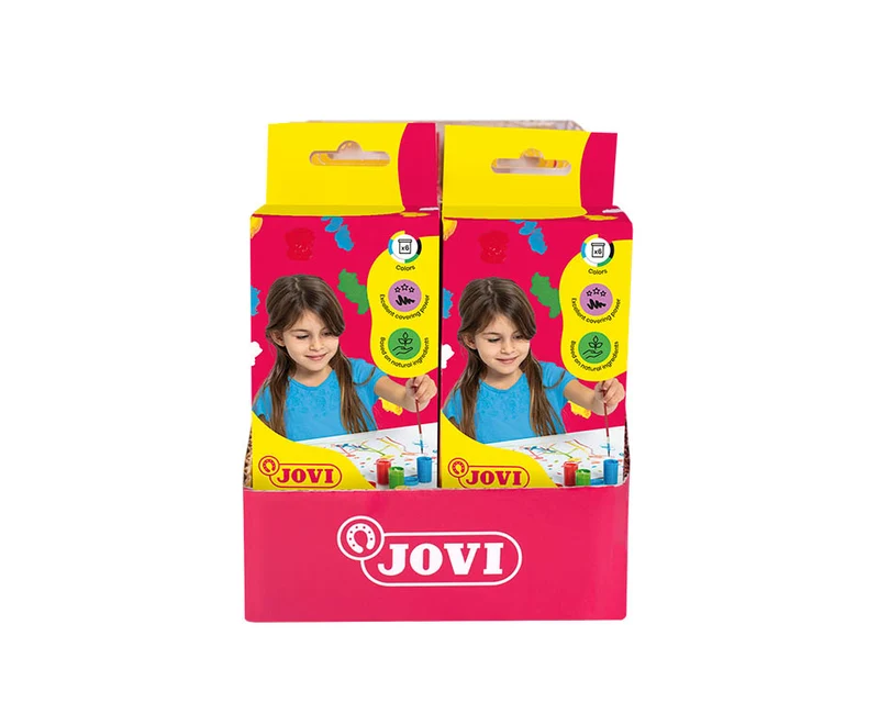 Τέμπερες JOVI Premium 6 x 15 ml με πινέλο